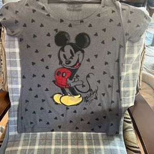 Mickey Mouse Gray  Graphic Tee - Disney